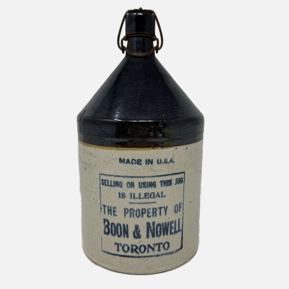 Antique Stoneware Jug - Boone & Nowell Toronto